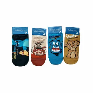 جوراب دخترانه مدل کارتونی مجموعه 4 عددی