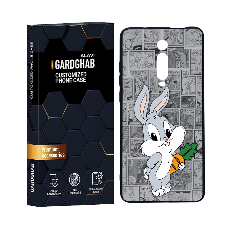 کاور گارد قاب علوی مدل دورژله ای کارتنی و انیمه مناسب برای گوشی موبایل شیائومی Redmi K20 Pro