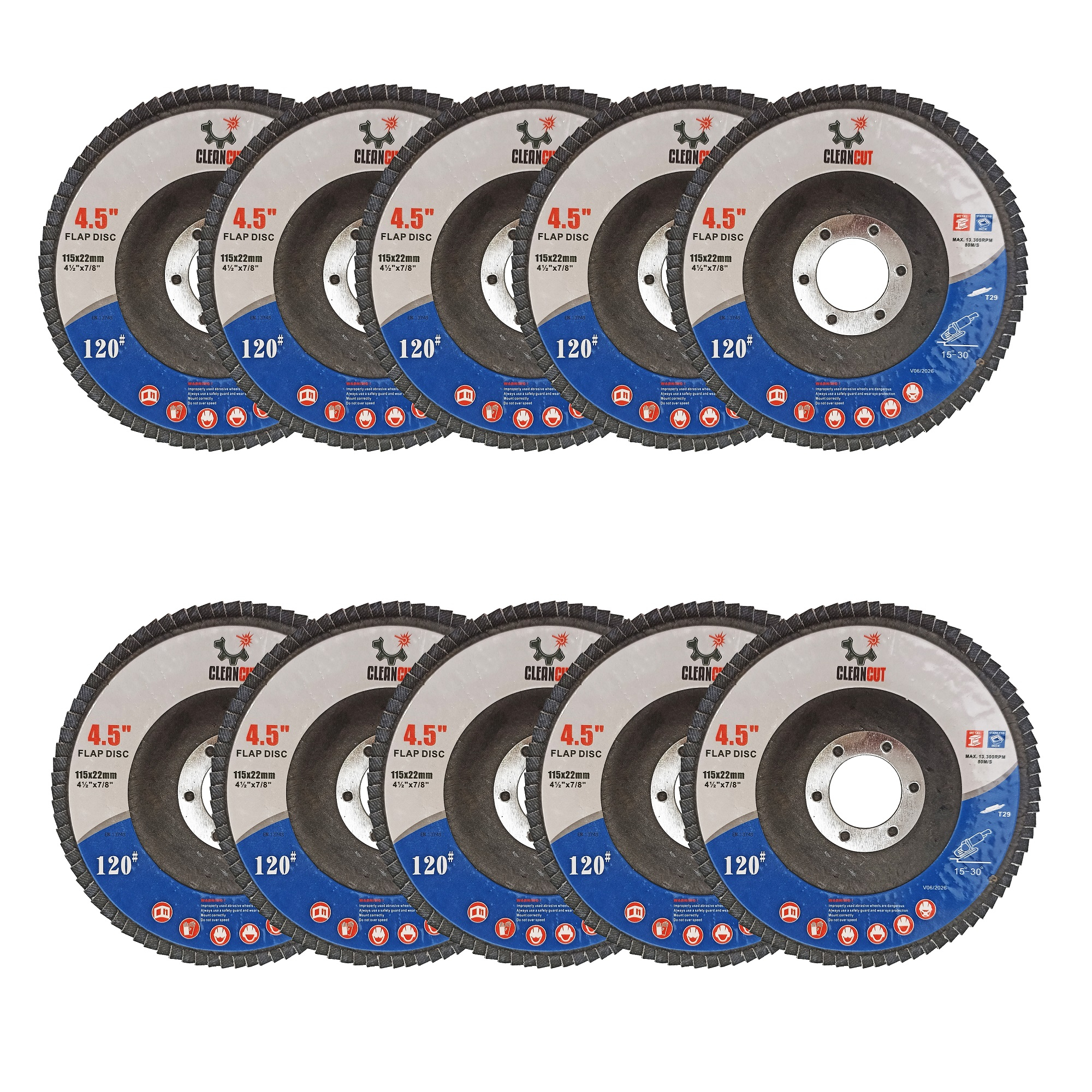 صفحه فلاپ مدل کلین کات کد4.5-120 بسته 10 عددی