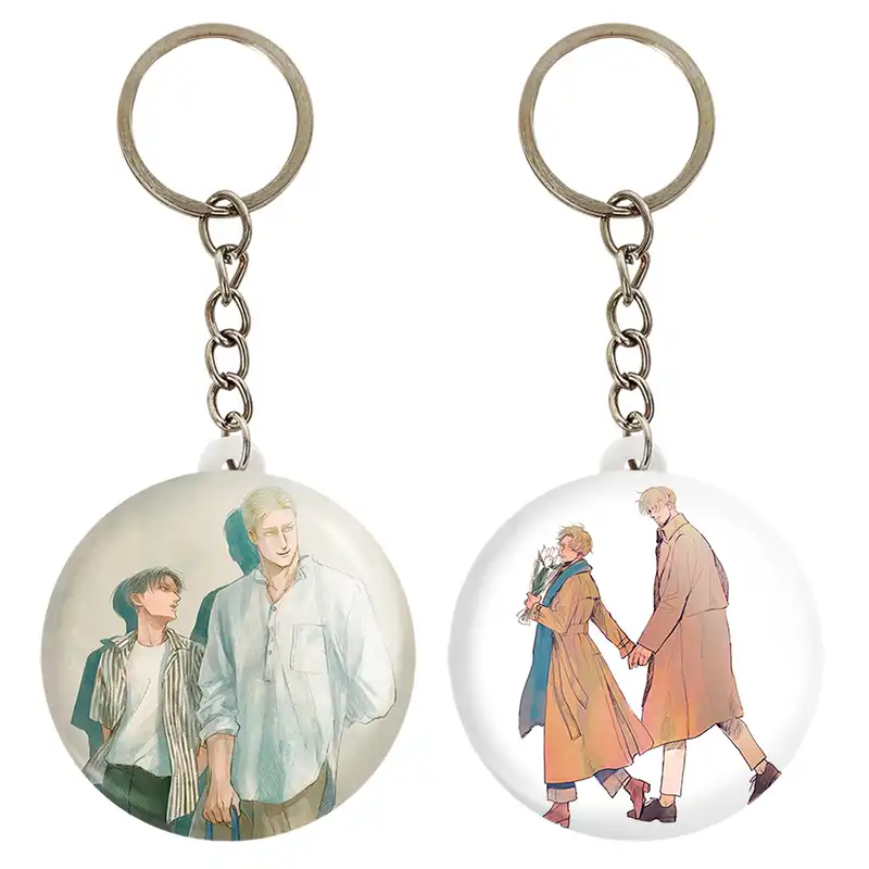 جاکلیدی خندالو مدل اروین و لیوای انیمه اتک آن تایتان کد 1861818620 مجموعه 2 عددی