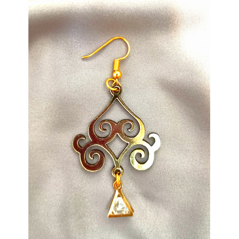 گوشواره دخترانه مدل فرفورژه