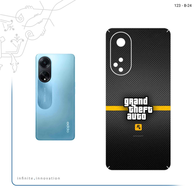 برچسب پوششی ماهوت مدل GTA مناسب برای گوشی موبایل اپو A98