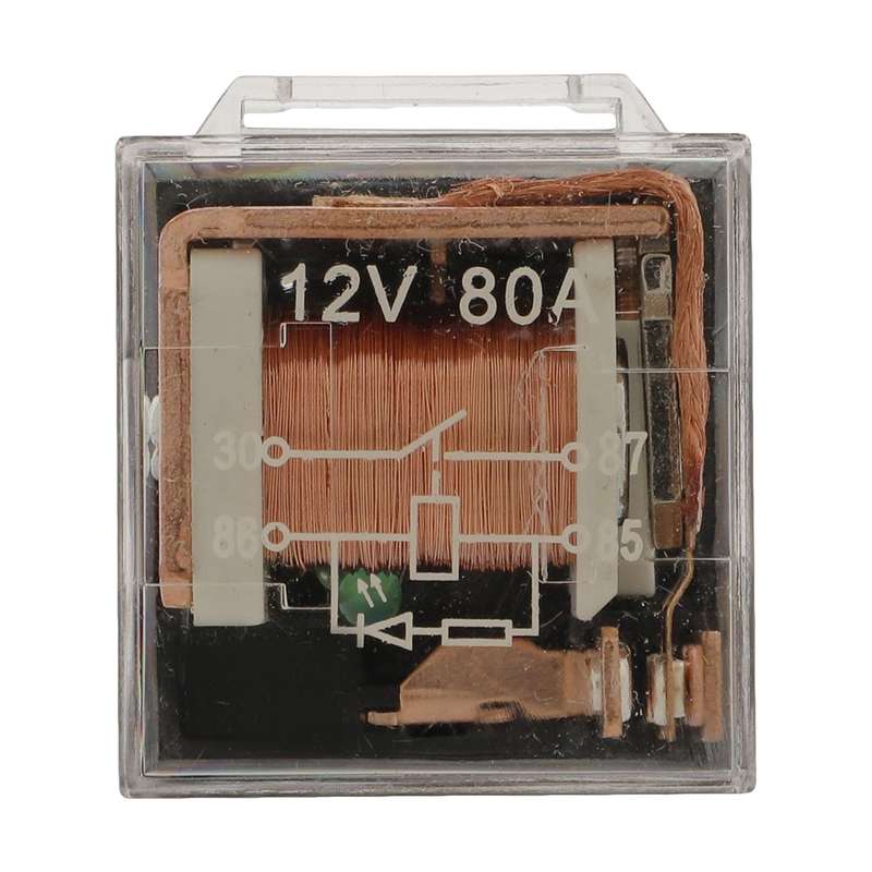 رله پارس تاب مدل 4 پایه 12 ولت 80 آمپر