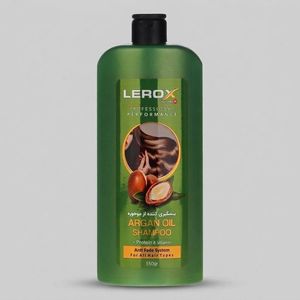 شامپو تقویت کننده مو لروکس مدل ARGAN OIL مناسب موهای آسیب‌دیده و شکننده وزن 550 گرم