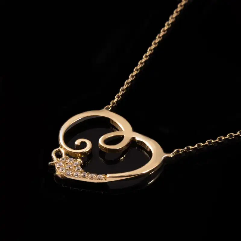 گردنبند طلا 18 عیار زنانه جواهری سون مدل 3205