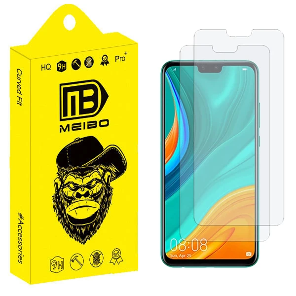 محافظ صفحه نمایش شیشه ای میبو مدل Transparent Plus مناسب برای گوشی موبایل هوآوی Y8s بسته دو عددی