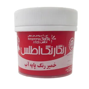 خمیر رنگ پایه آب رنگارنگ اطلس مدل Ra At وزن 240 گرم