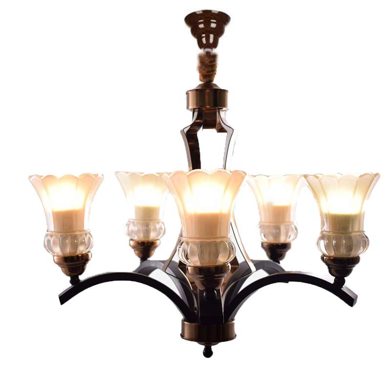 لوستر 5 شعله مدل ققنوس