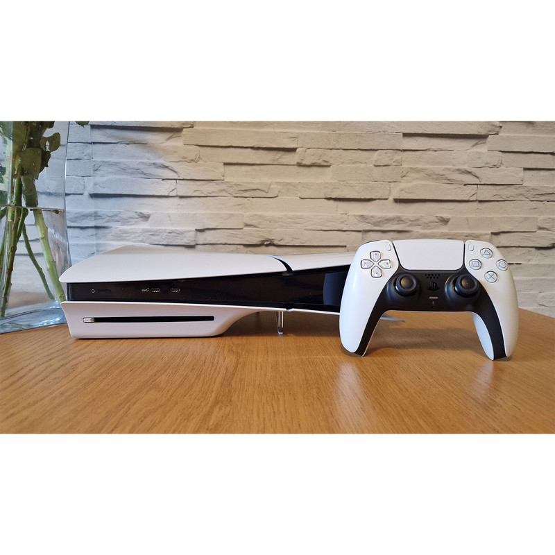 کنسول بازی سونی مدل PlayStation 5 Slim ظرفیت یک ترابایت ریجن 2000 آسیا به همراه دسته اضافی و پایه شارژر