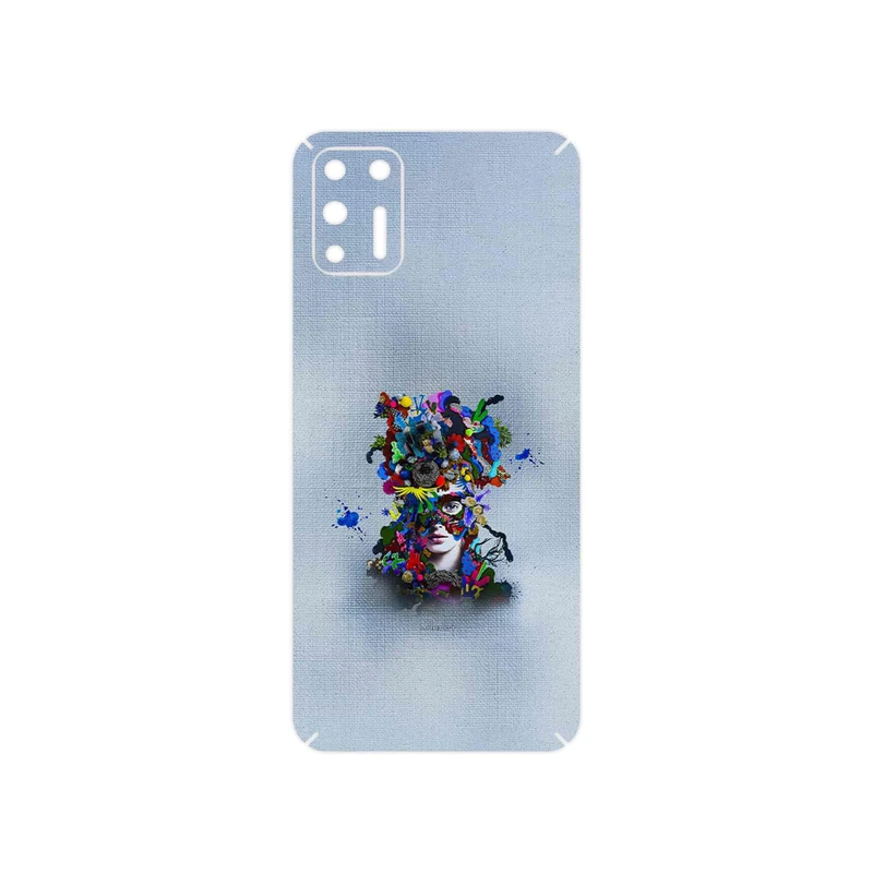 برچسب پوششی ماهوت مدل Collage of surreal Portrait of Women 4 مناسب برای گوشی موبایل موتورولا Moto G9 Plus