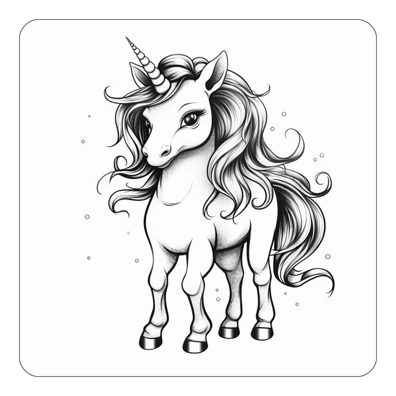 مگنت کاکتی طرح اسب تک شاخ و یونیکورن مدل mp31268