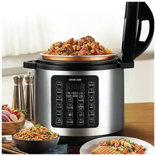 زودپز برقی گرین مدل GNEPCOK6L گنجایش 6 لیتر