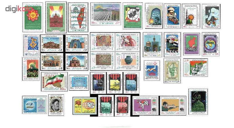 تمبر یادگاری سری سال 1365 بسته 39 عددی