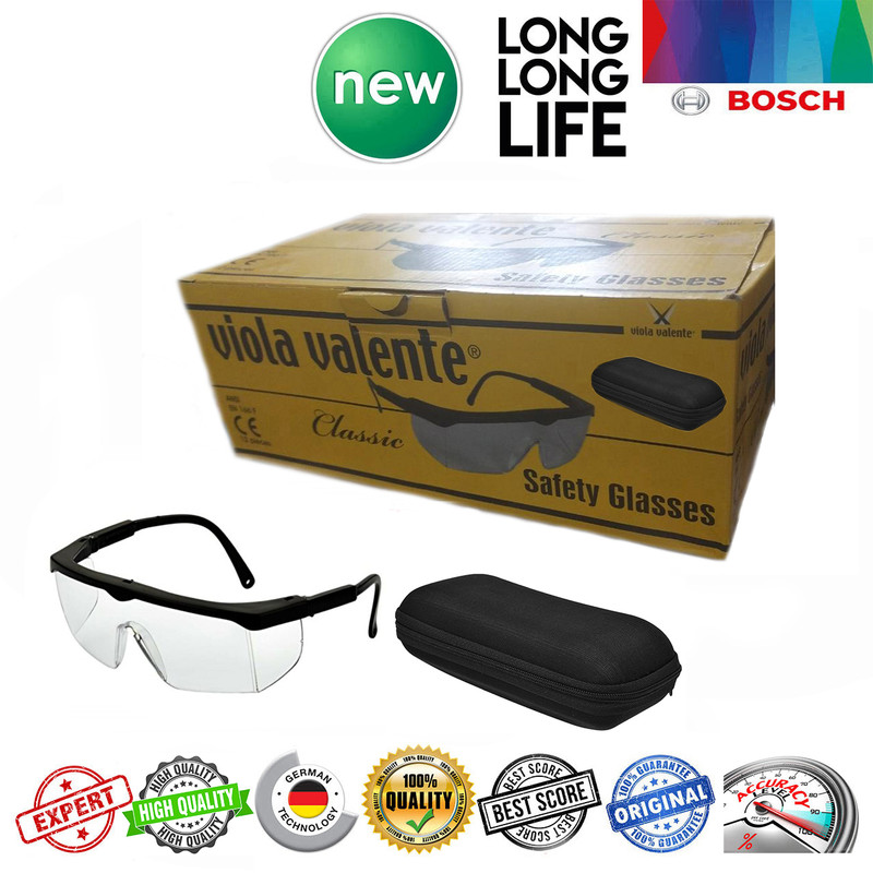 عینک ایمنی ویولا والنته مدل کلاسیک بسته 8 عددی