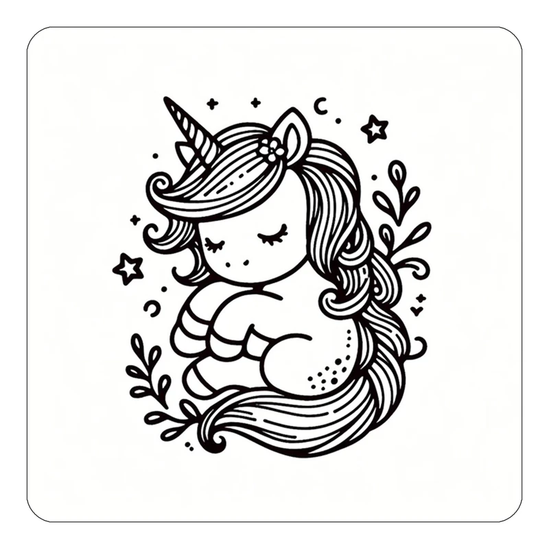 مگنت کاکتی طرح اسب تک شاخ و یونیکورن مدل mp31391