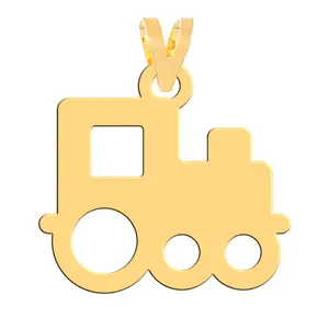 آویز گردنبند طلا 18 عیار زنانه فرشته مدل قطار   WNL-000486