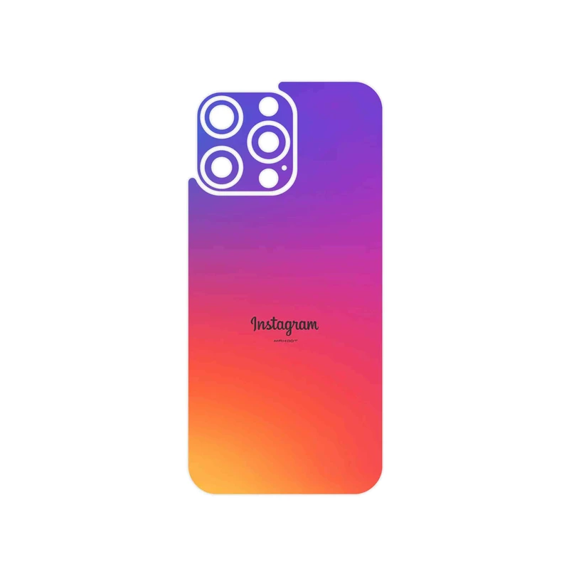 برچسب پوششی ماهوت مدل Instagram مناسب برای گوشی موبایل اپل iPhone 15 Pro Max