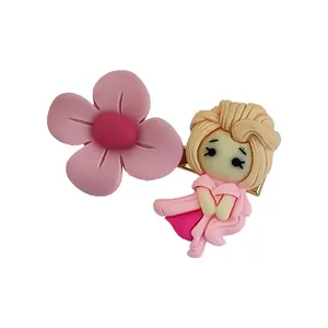 گیره مو زنانه مدل فانتزی طرح پرنسس و گل کد 21030