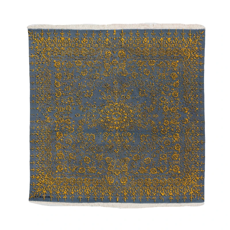 فرش دستبافت چهار متری رُست مدل باغ بهاری کد 002 