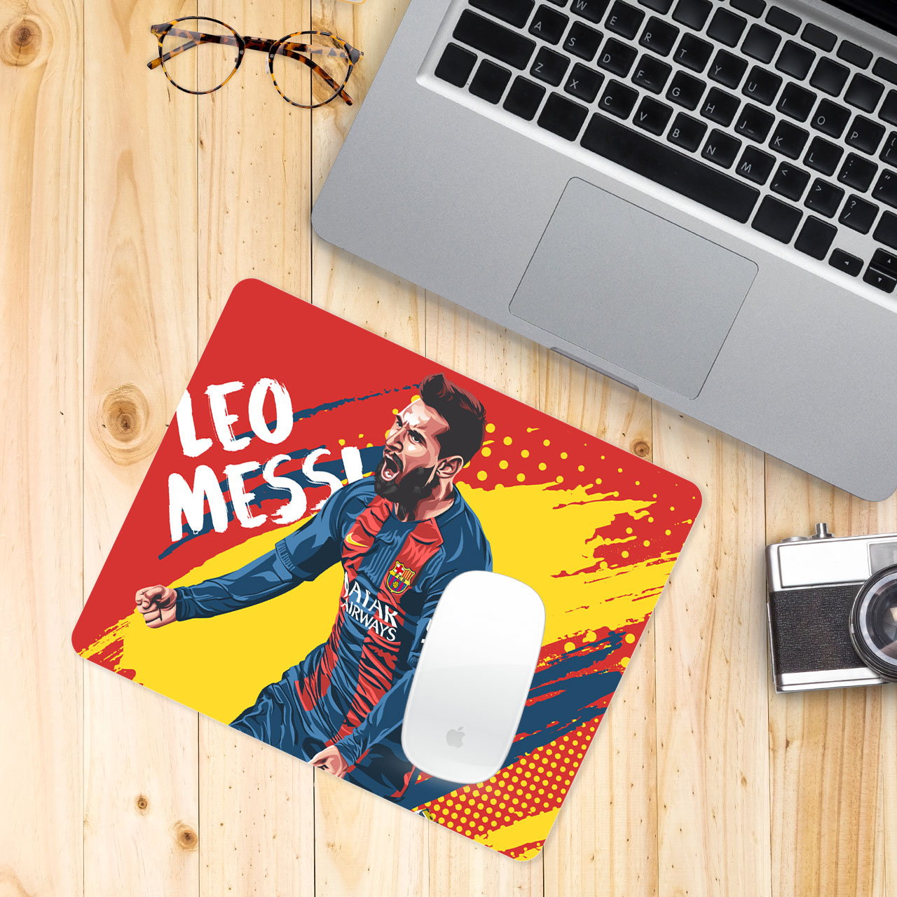 ماوس پد طرح لیونل مسی مدل H62