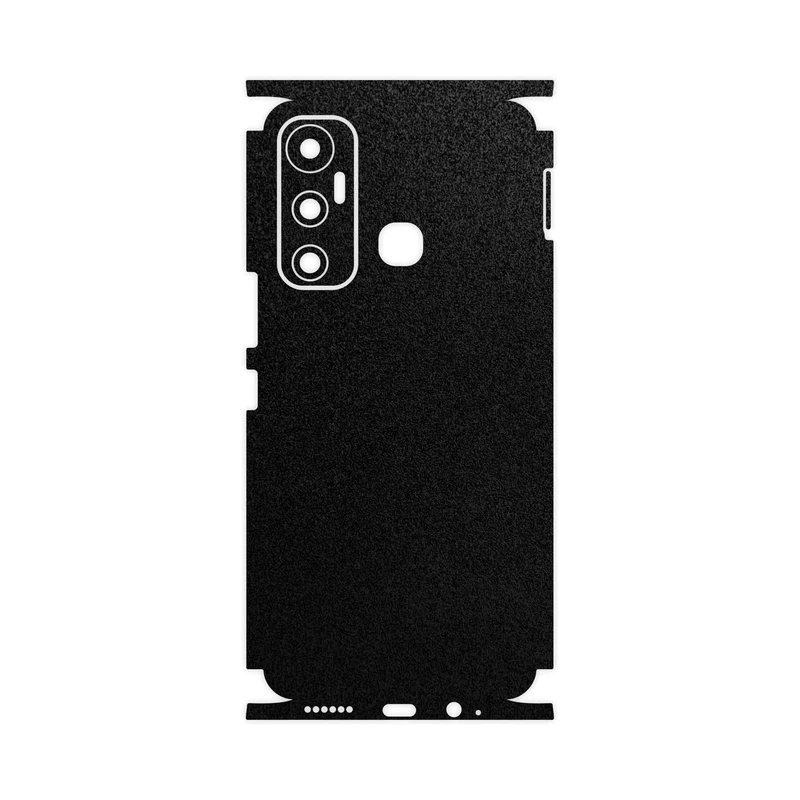 برچسب پوششی ماهوت مدل Black-Suede-FullSkin مناسب برای گوشی موبایل اینفینیکس Hot 11
