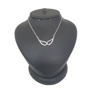 گردنبند نقره زنانه ترمه ۱ مدل بال کد smed 1047