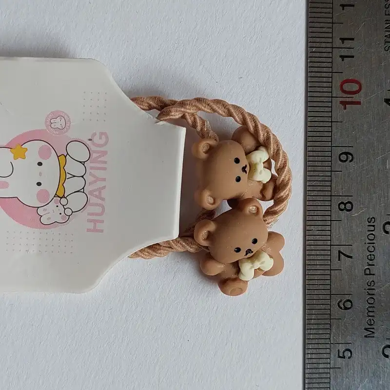 کش مو زنانه مدل خرس بسته دو عددی