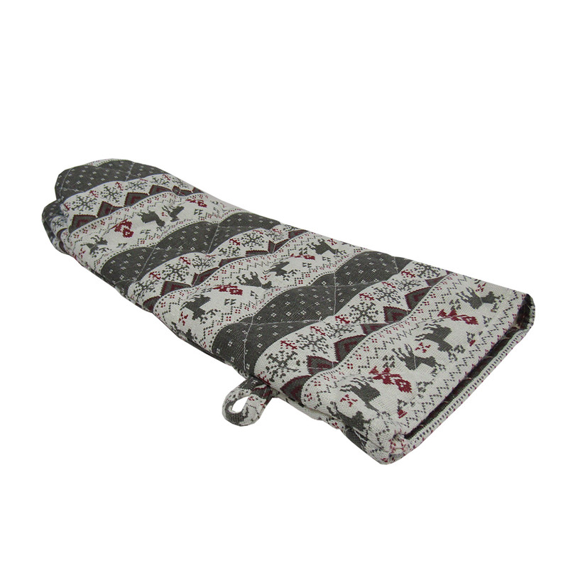 دستکش فر هوم اند لایف مدل پاتریکا L طرح گوزن