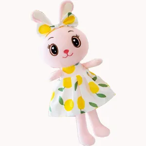 عروسک مدل خرگوش دامن دار میوه ای ارتفاع 40 سانتی متر