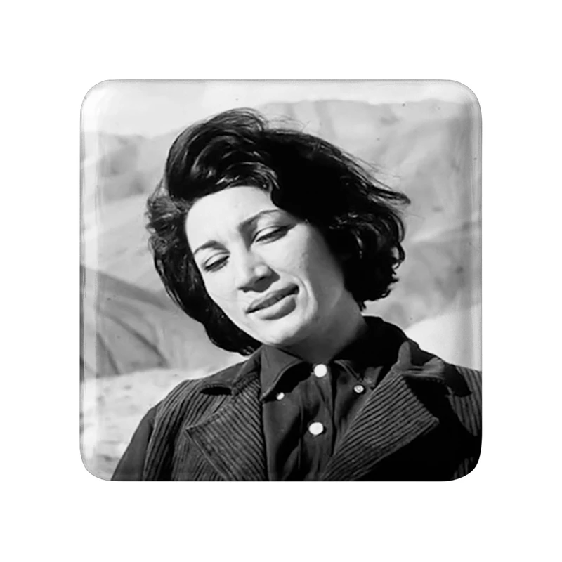  مگنت خندالو طرح فروغ فرخزاد کد 5343