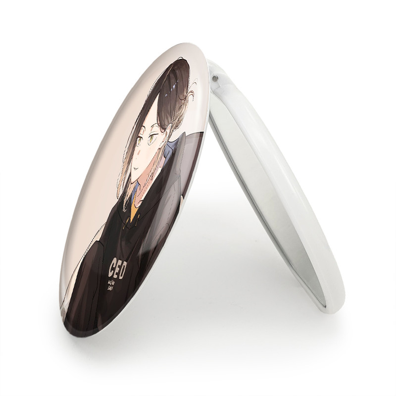 آینه جیبی خندالو طرح کوزومه کنما انیمه هایکیو Haikyu مدل تاشو کد 17746