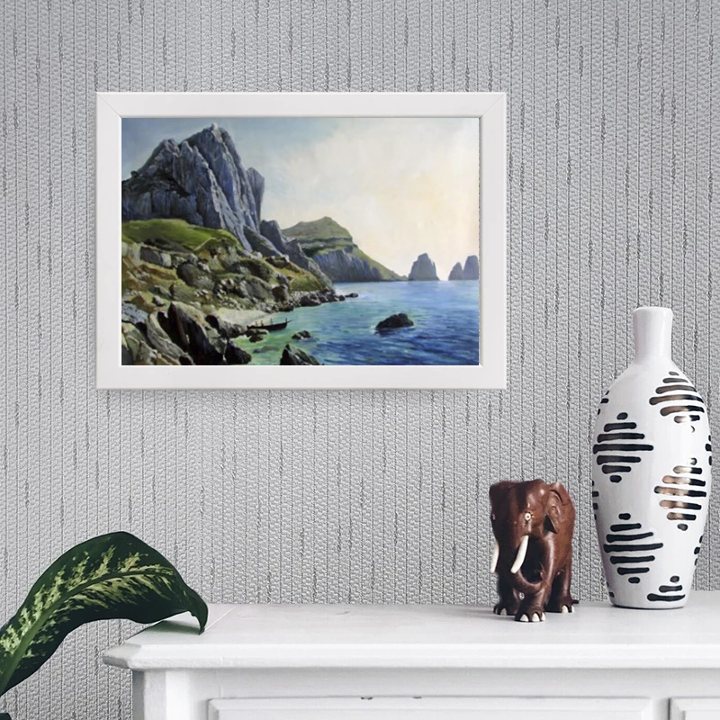 تابلو یاسین دکوراتیو مدل جزیره ی آرام کد ysw554