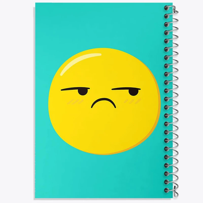 دفتر ژورنال نویسی 50 برگ خندالو مدل نقطه ای طرح ایموجی Emoji کد 2996
