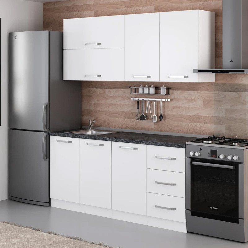 کابینت آشپزخانه فلفور کابینت مدل 180 cm مجموعه 5 عددی