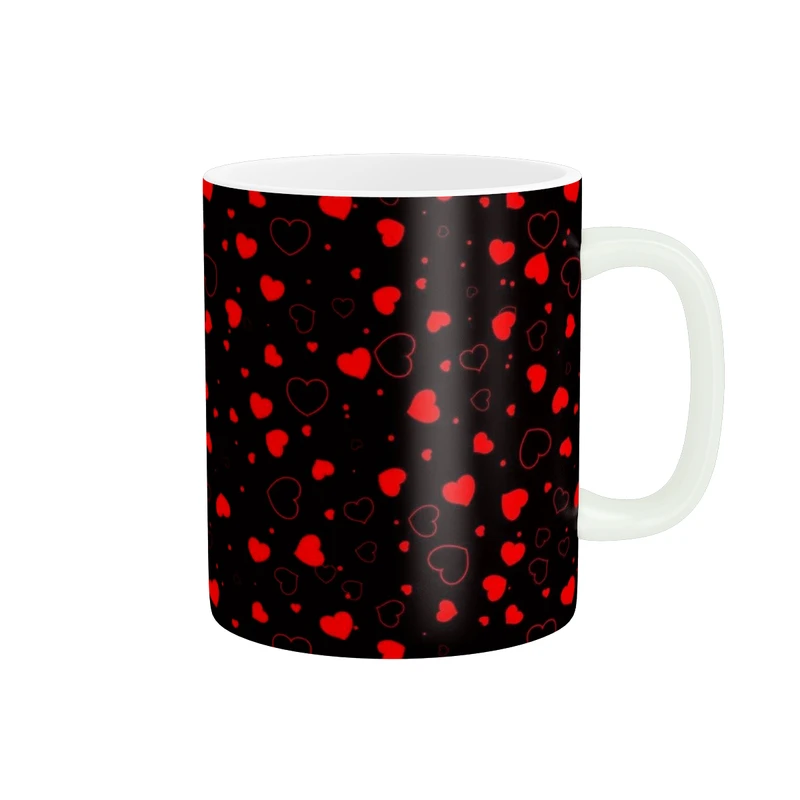 ماگ پاد آفرین طرح قلب کد 682