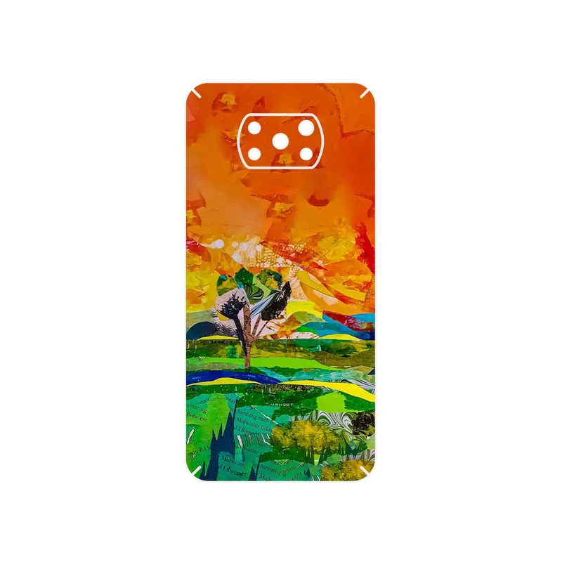 برچسب پوششی ماهوت مدل Collage of Painting مناسب برای گوشی موبایل شیائومی Poco X3 Pro