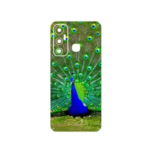 MAHOOT Peacock Cover Sticker for Infinix Hot 11