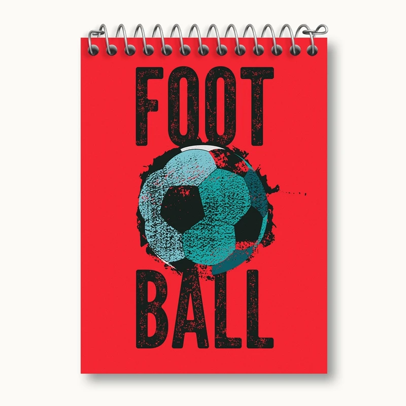 دفتر یادداشت 50 برگ خندالو مدل فوتبال Football کد 25965