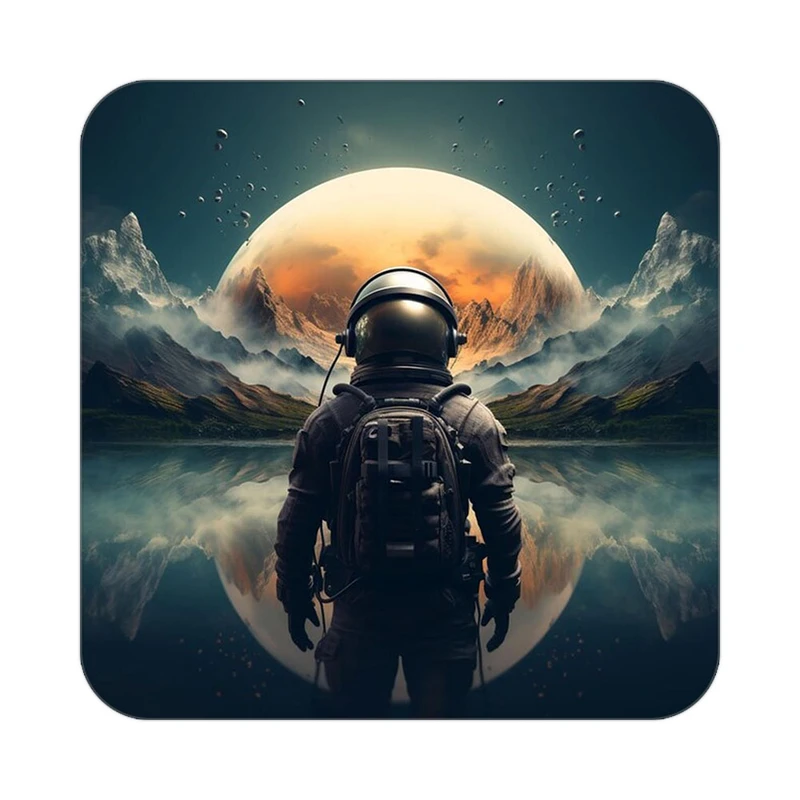 زیر لیوانی کاکتی طرح فضانورد مدل mp46061