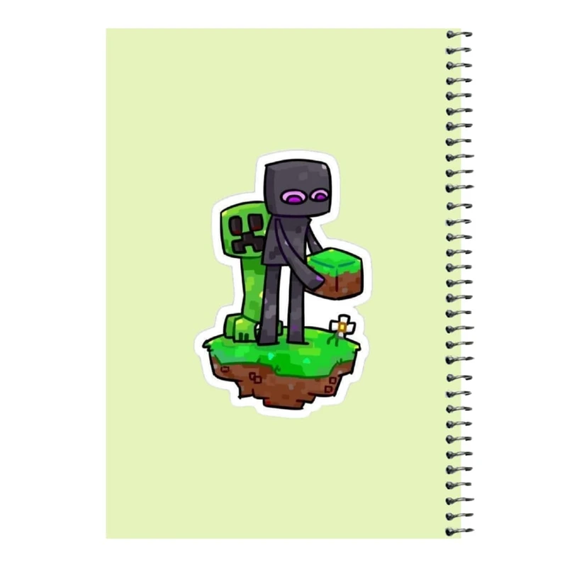 دفتر مشق 80 برگ اس جی مدل ماینکرفت کد۱۶   