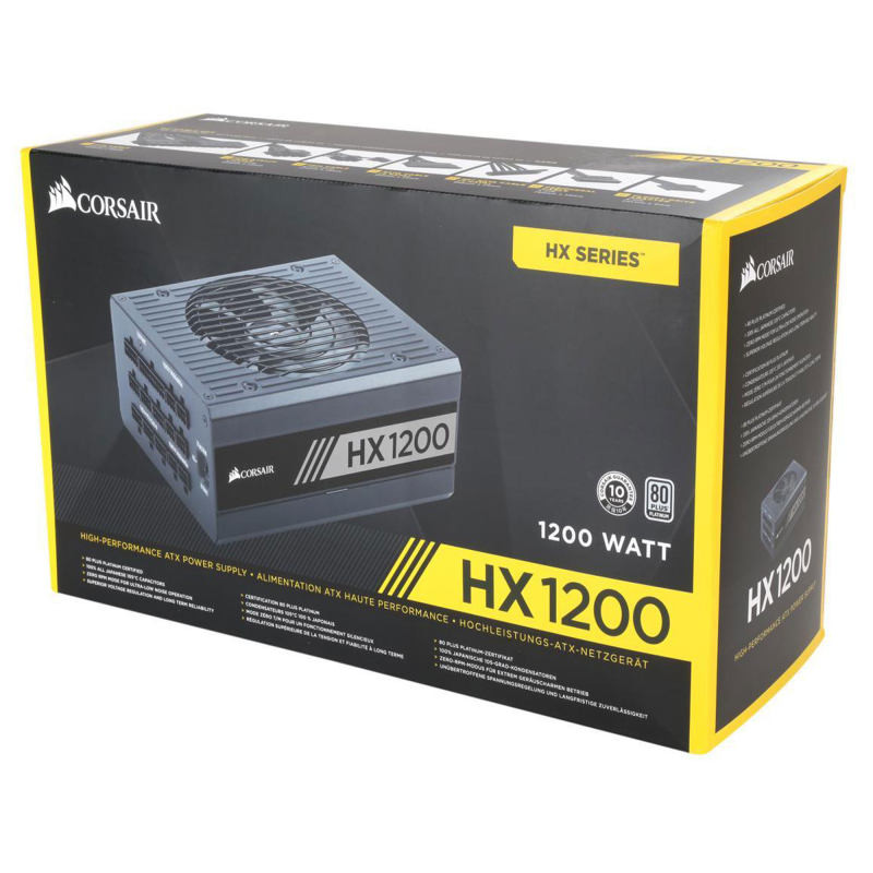 منبع تغذیه کامپیوتر کورسیر مدل HX1200 PLATINUM