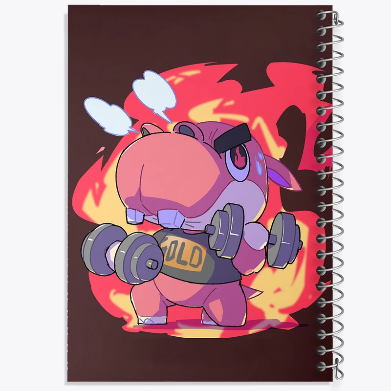 دفتر مشق 50 برگ خندالو طرح بازی انیمال کراسینگ (Animal Crossing) کد 32684