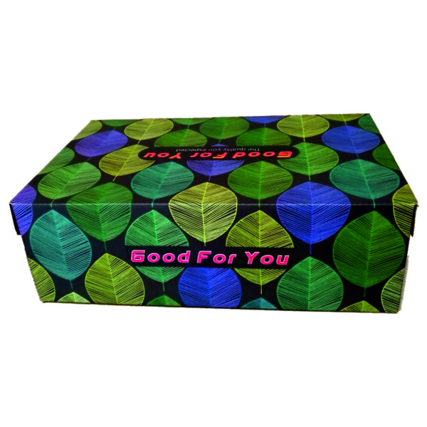 جعبه بسته بندی مدل کفش زنانه طرح برگ کد Z2 بسته 25 عددی