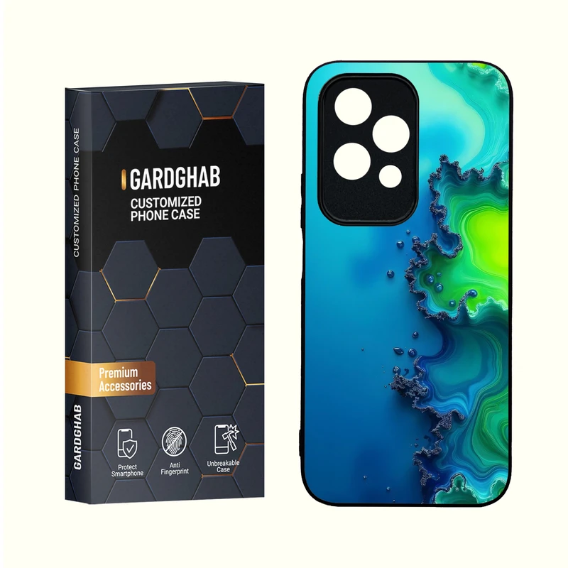 کاور گارد قاب مدل دور ژله ای  گلس ساده مناسب برای گوشی انر Honor 200Lite 5G