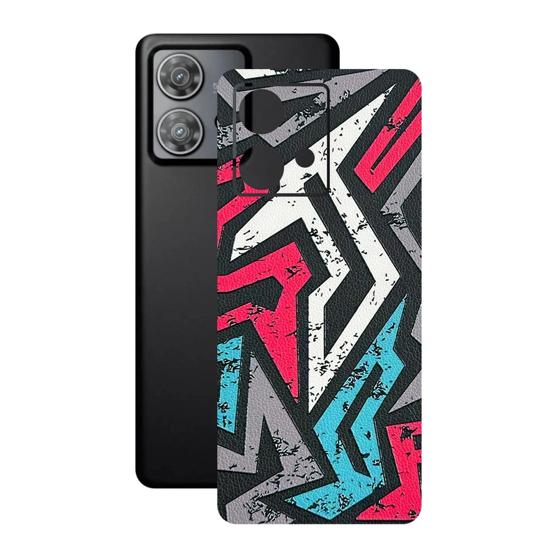 برچسب پوششی ریمکس مدل Leth طرح گرافیکی مناسب برای گوشی موبایل موتورولا Edge 40 Neo