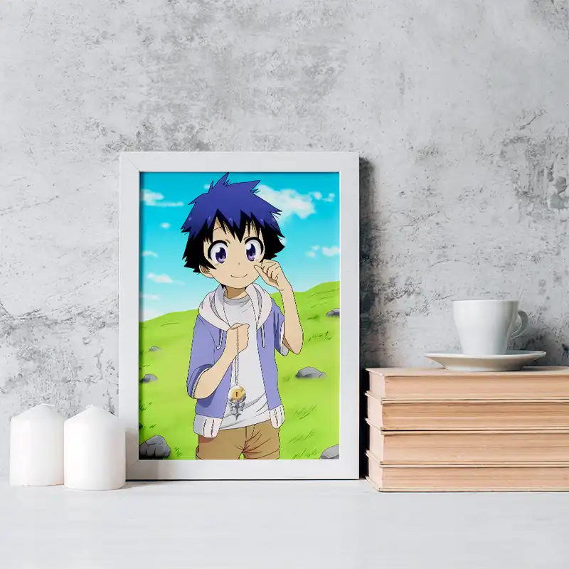 تابلو خندالو مدل ایچیرو انیمه عشق دروغین کد 17198