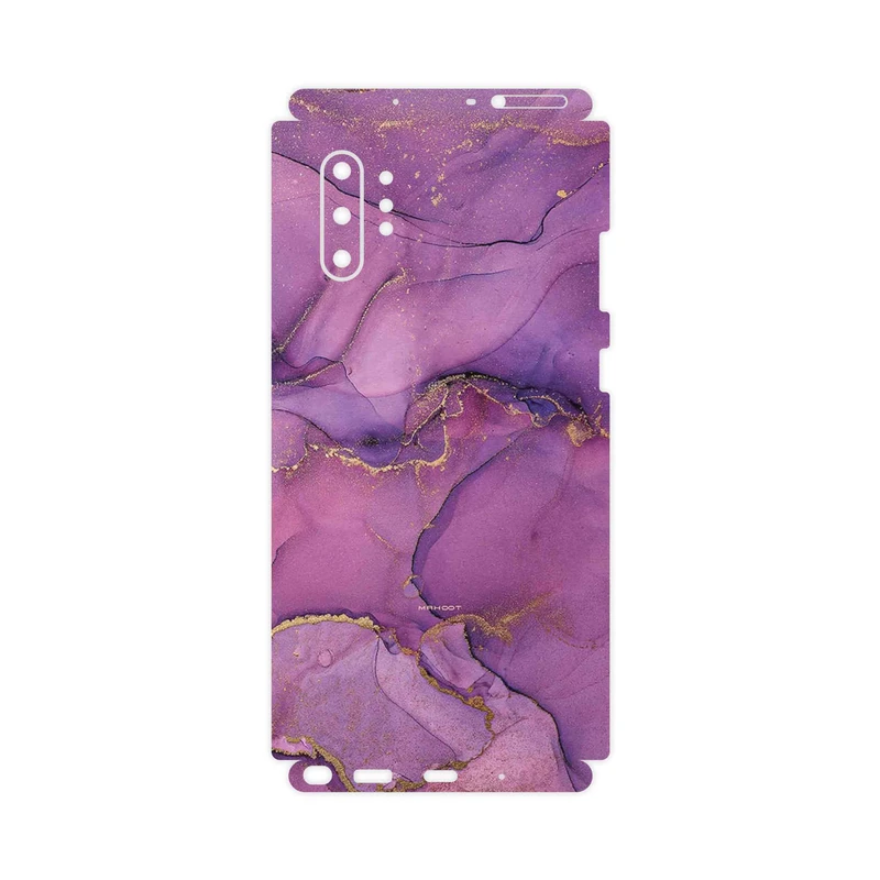 برچسب پوششی ماهوت مدل Purple Marble-FullSkin مناسب برای گوشی موبایل سامسونگ Galaxy Note 10 Plus