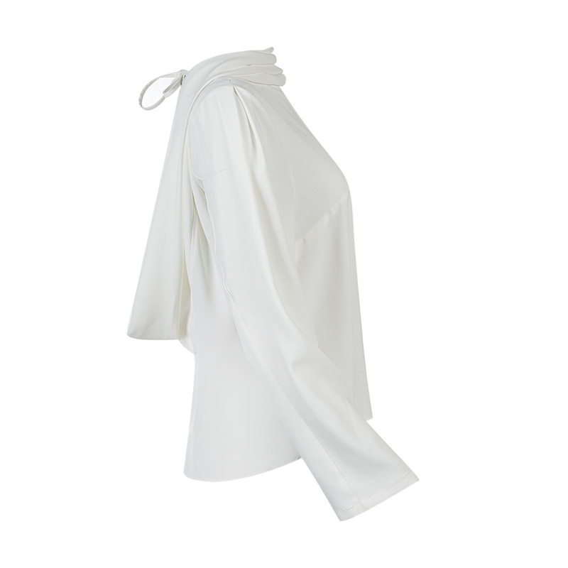 بلوز آستین بلند زنانه سرژه مدل 204628 رنگ سفید