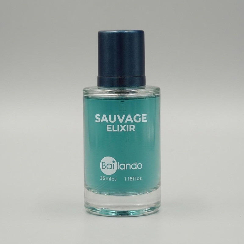 عطر جیبی مردانه بایلندو مدل SAUVAGE ELIXIR با رایحه تلخ حجم 35 میلی‌لیتر