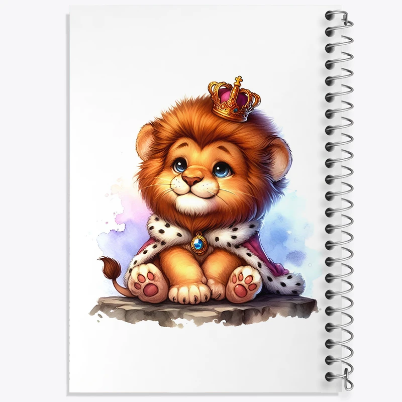 دفتر شطرنجی 50 برگ خندالو طرح شیر شاه کد N5564